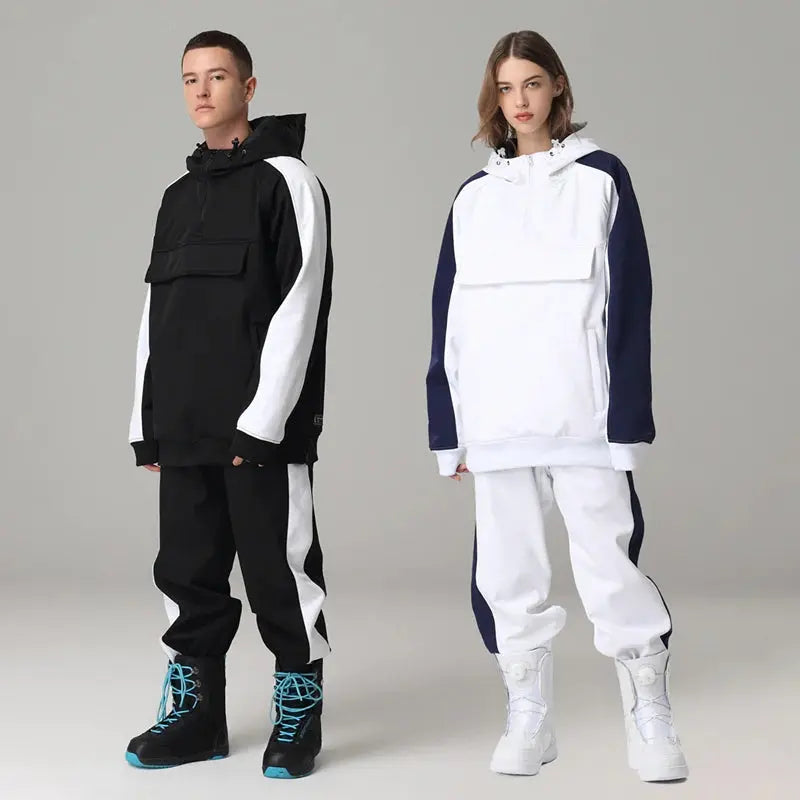Couple Hooded Ski & Snowboard Jackets & Pants