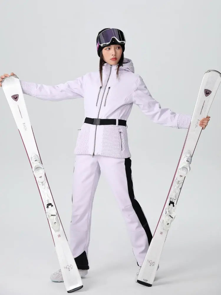 Women's 3L Insulated Ski Jacket Slim Fit Sports Wear