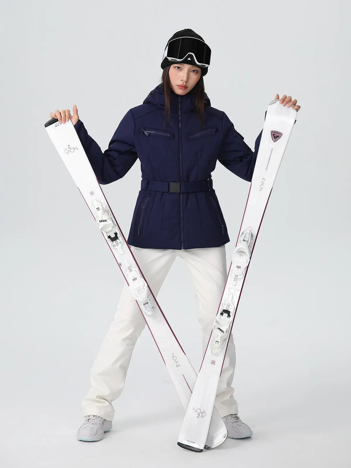 Women Chic Slim Fit Ski Jacket Best Outdoor Snow Coat for Skiiers