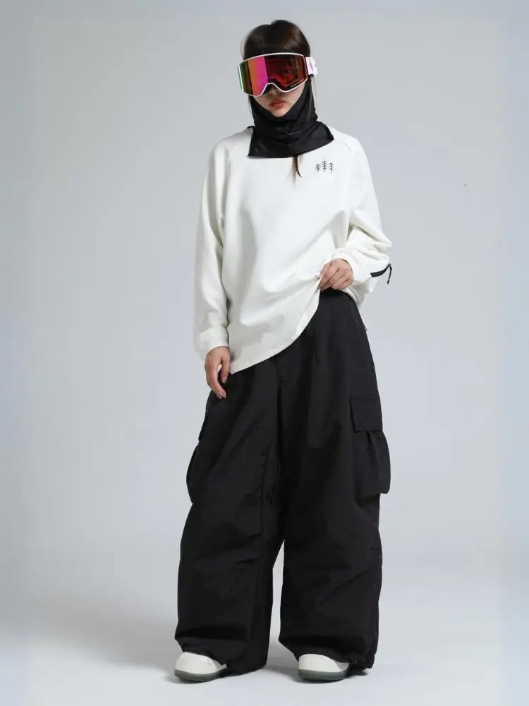 Adult Baggy Cargo Snowboard Pants Oversized Outdoor Pants
