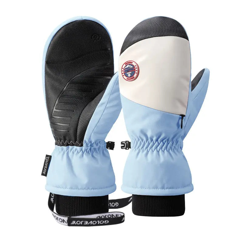 Hotian Unisex Insulated Ski Mittens Waterproof