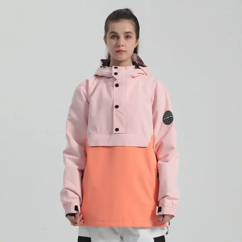 Women Anorak Snowboard Jacket Outdoor Ski Clothes