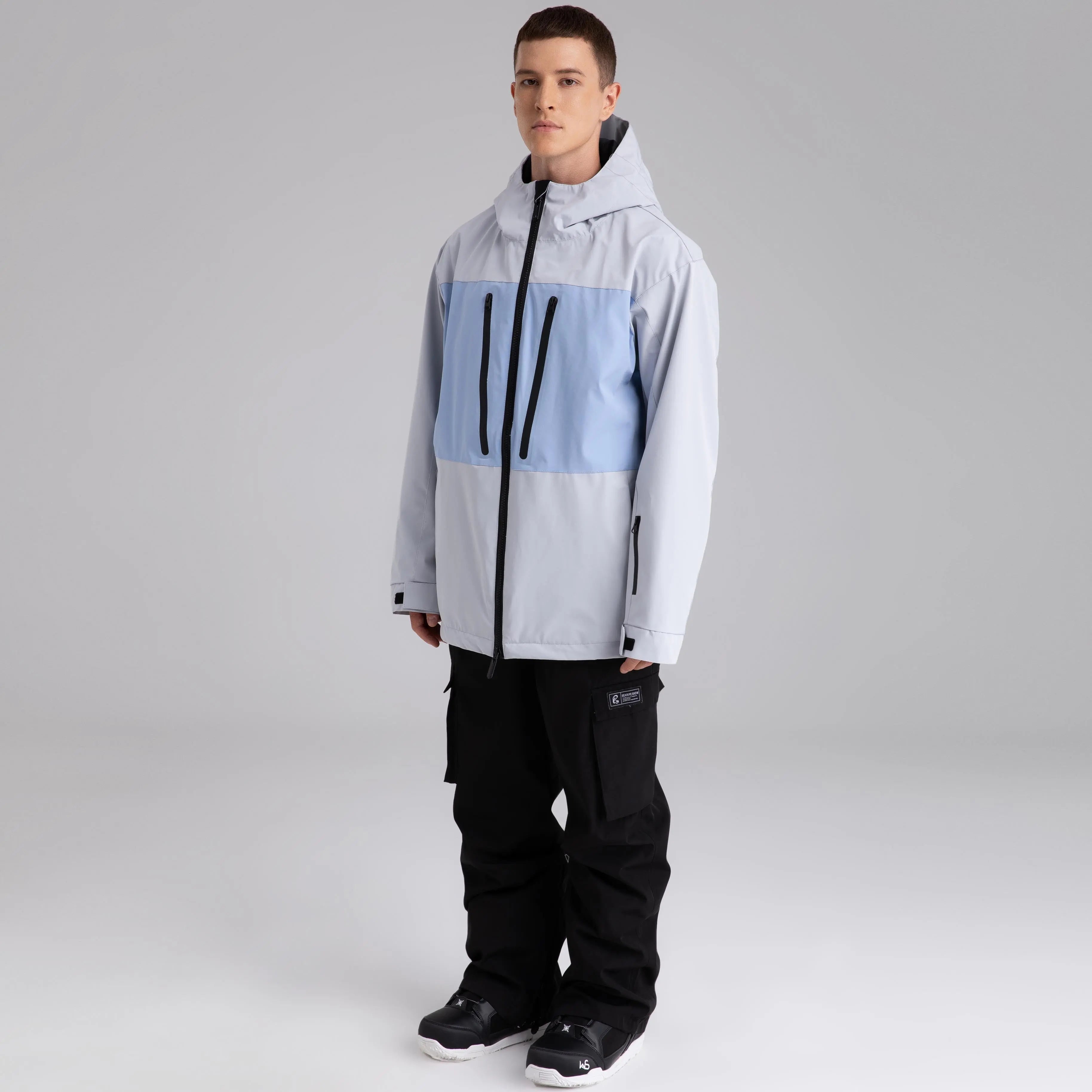 Male Outdoor Ski Shell Jacket Insulated Snow Tops