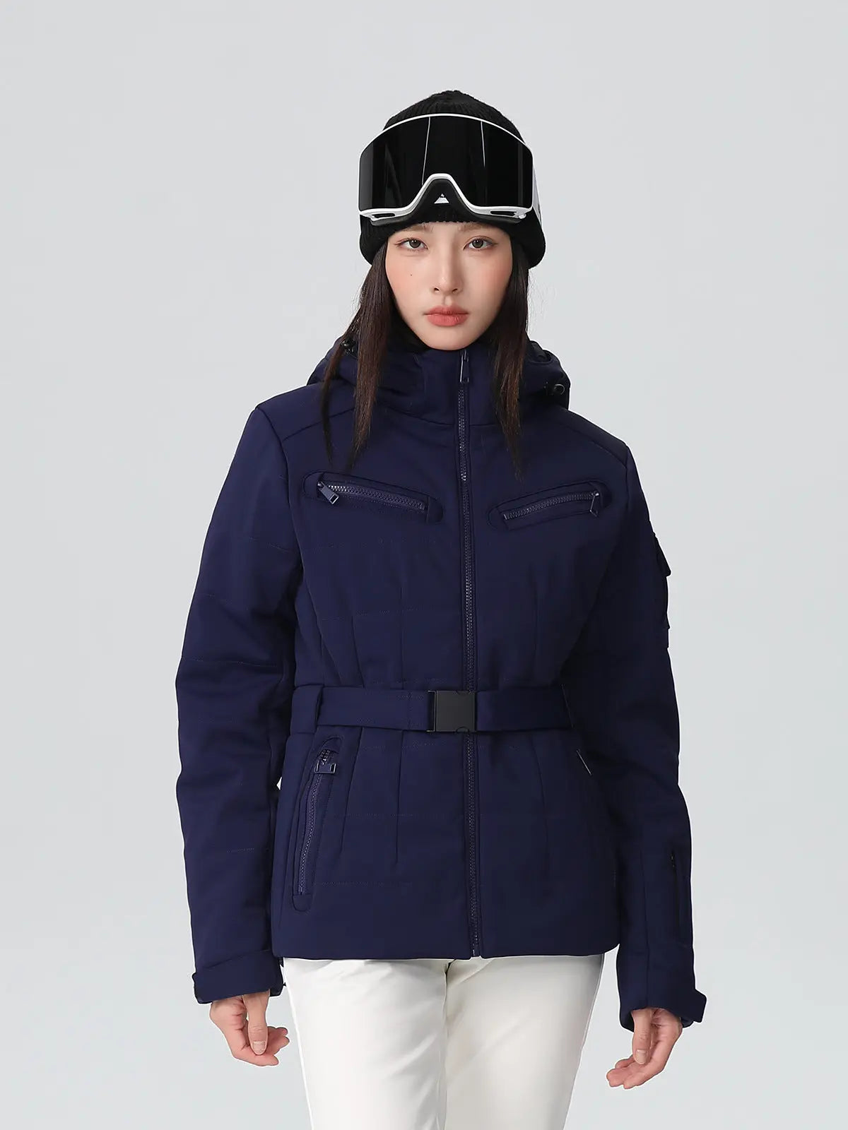 Women Chic Slim Fit Ski Jacket Best Outdoor Snow Coat for Skiiers