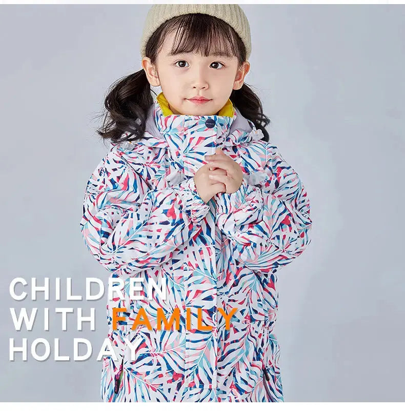 Kids One Piece Ski Suits Winter Snow Suits