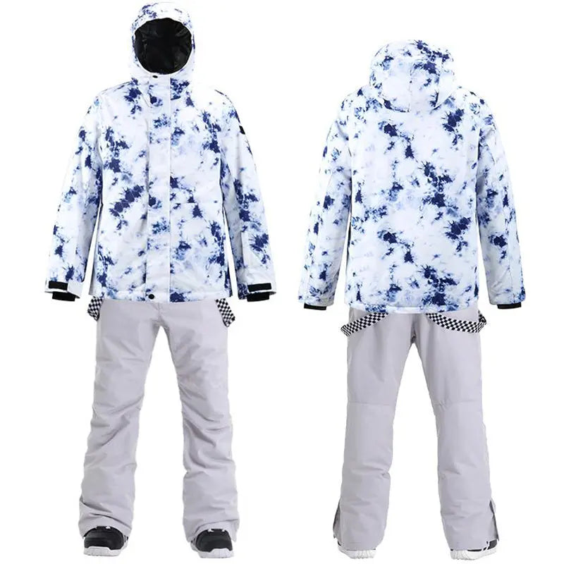Men's Ski Suits Windproof Waterproof Winter Warm