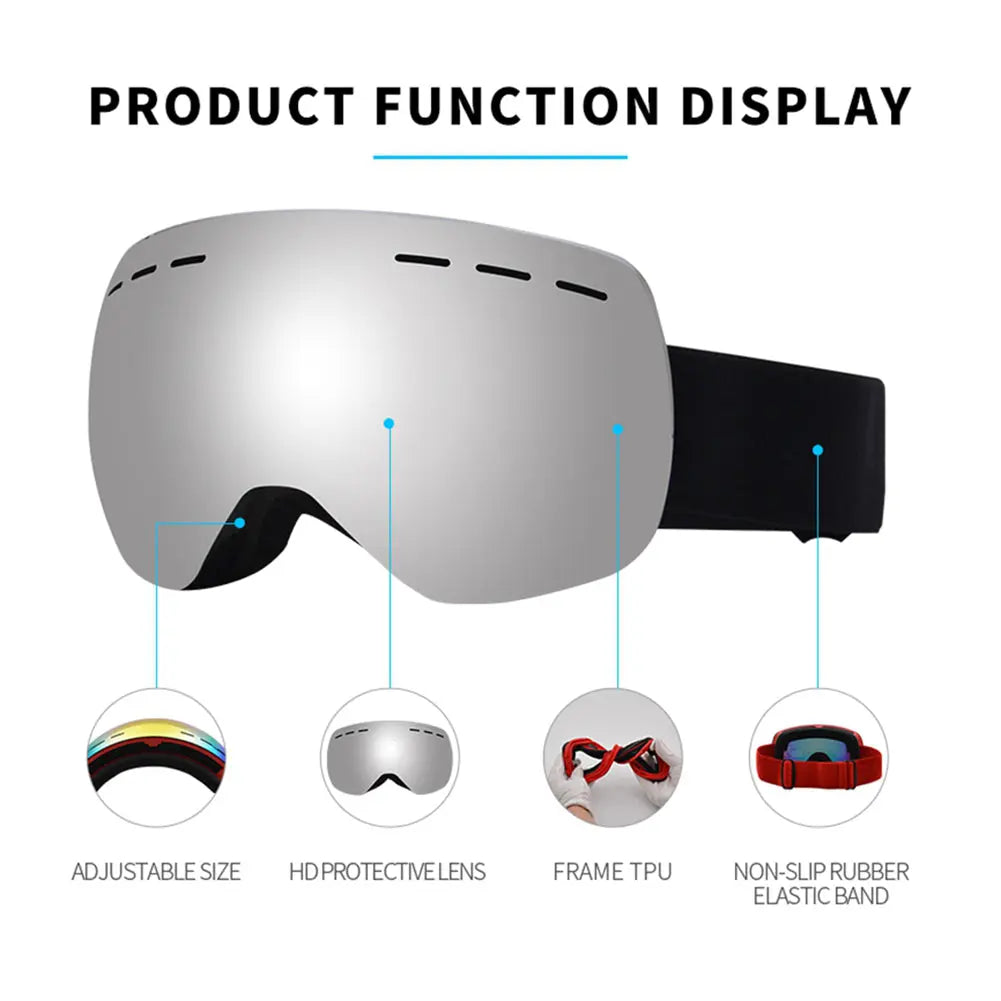 Hotian UV Protection Snow Skiing Sports Goggles