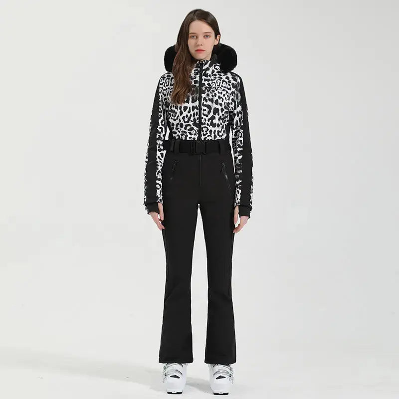 Women Chic One-piece Ski Jumpsuits Snow Outfits&nbsp;-US ONLY