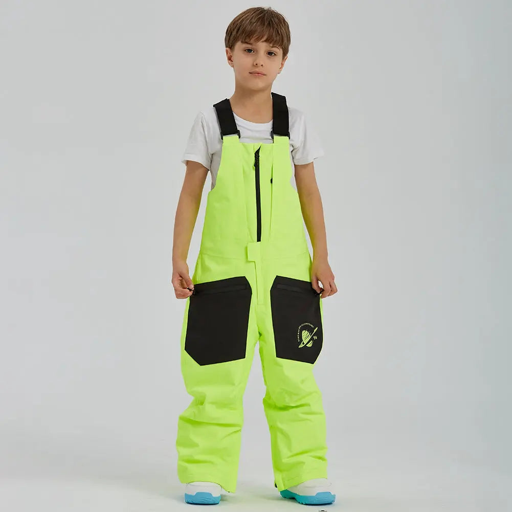 Boys Snow Jogger Bibs&nbsp;Pants Winter Insulated Outwear Trousers