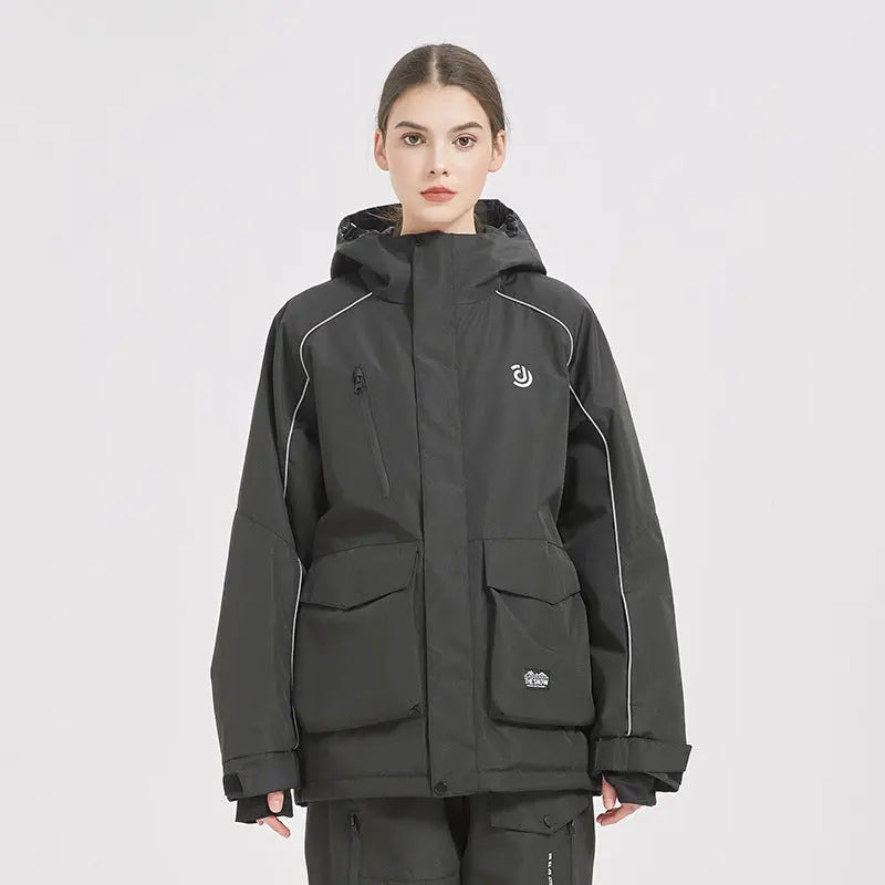 Women Outdoor Mountain Rider Snow Jacket