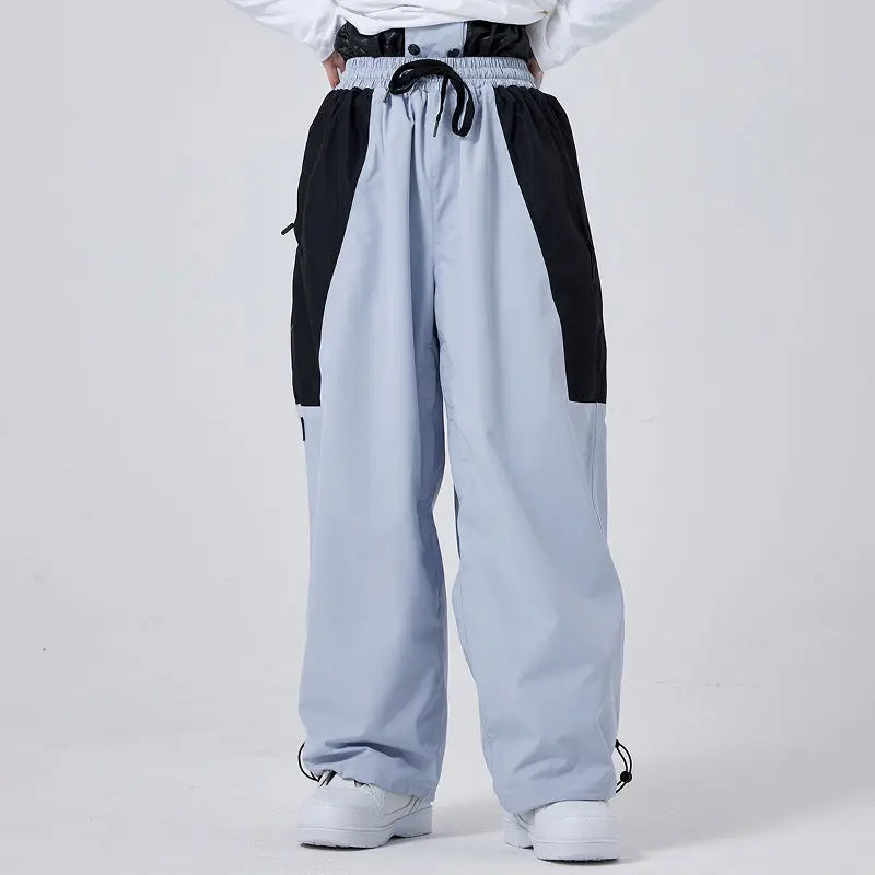 Baggy Ski Snow Pants High Waist Insulated Sportswear