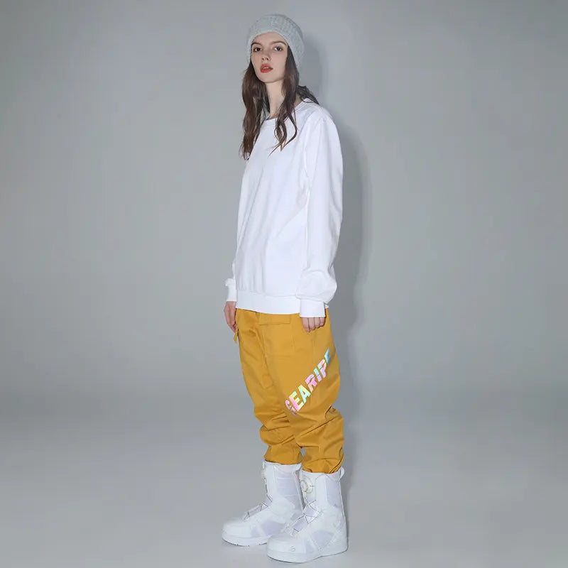 Women Reflective Cargo Ski Pants