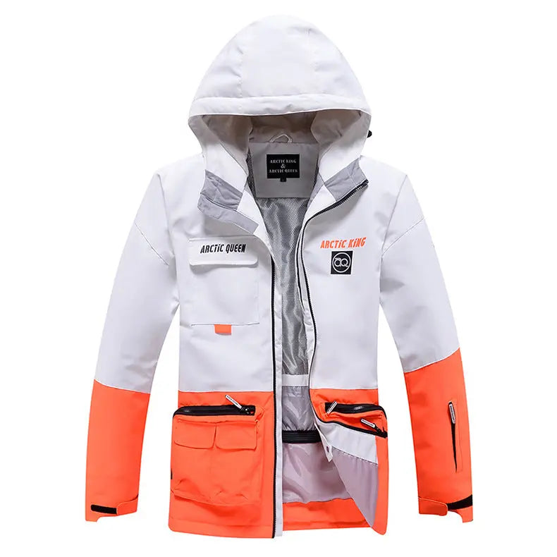 Hotian Men Ski Insulated Cargo Jacket Waterproof&nbsp;Outdoor Coat