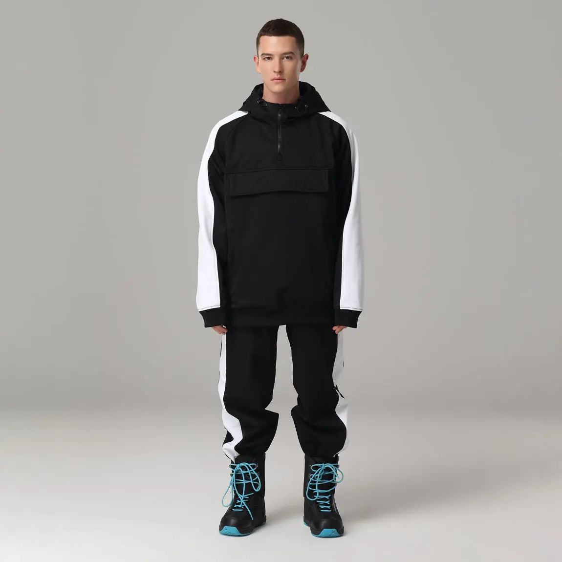 Men's Ski Jacket and Pants Tooling Style With Large Pockets
