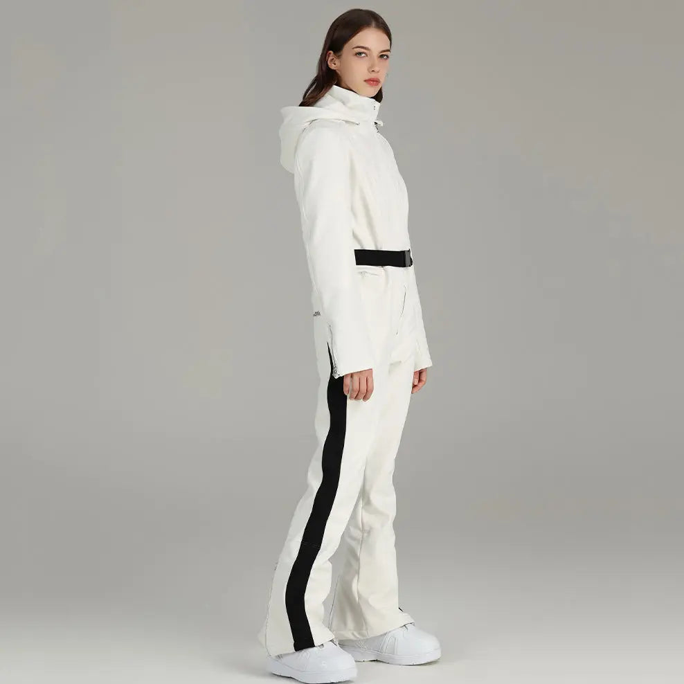 Women Ski Suit Stylish One-piece Snowsuit Jumpsuits
