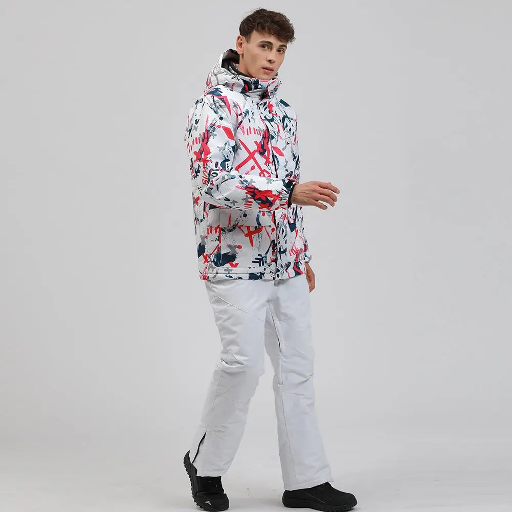 Hotian Men Skiing Shell Insulated Jacket