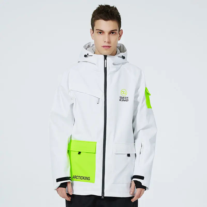 Unisex Mountain Adventure Snow Jacket&nbsp;Side Zipper Design Snow Coat