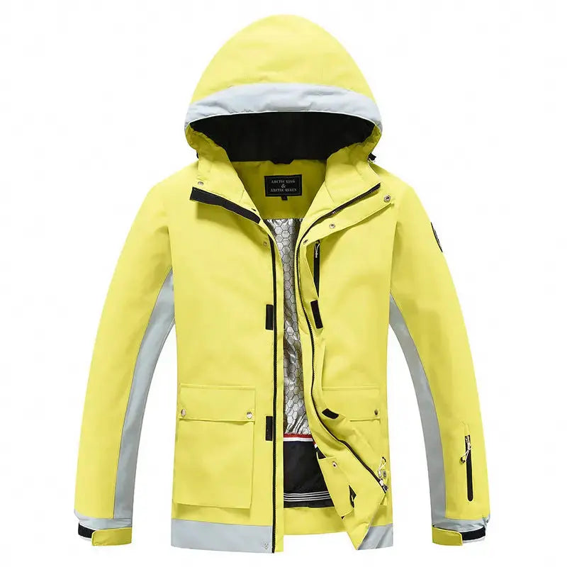 Pink Ski Snowboard Jacket & Pants Set Loose Fit Sportswear-US ONLY