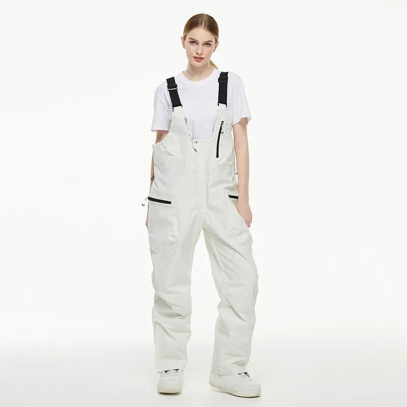 2025 Winter One-piece Ski Snow Bibs Pants for Adult