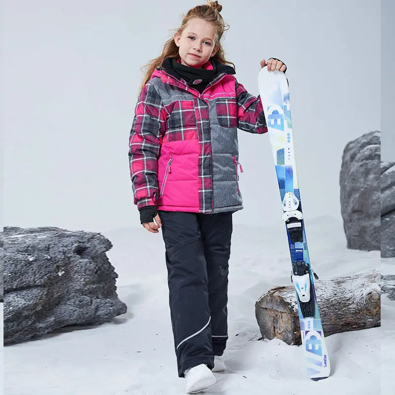 2025 Winter Outdoor Snow Jacket & Bibs Pants for Children