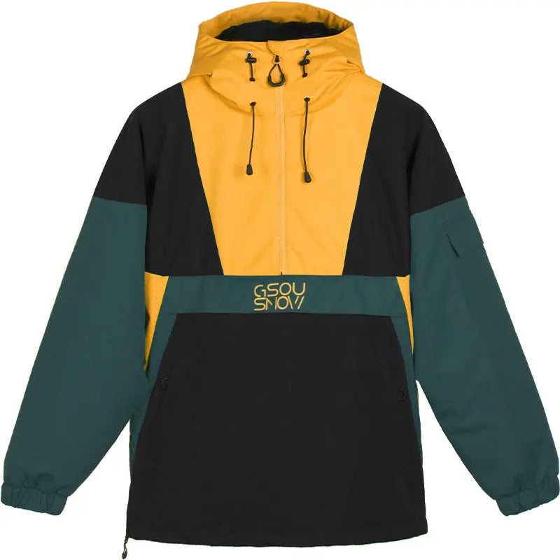 Hotian Reflective Stripe Men Insulated Anorak Jacket
