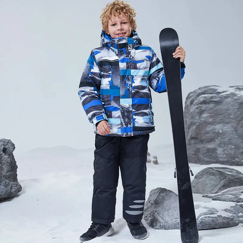 2025 Winter Outdoor Snow Jacket & Bibs Pants for Children