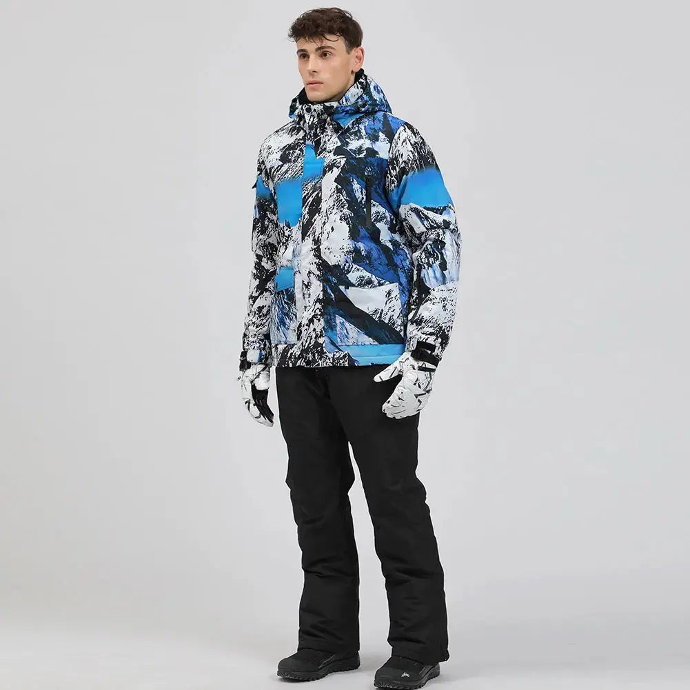 Hotian Men Skiing Snowboarding Set Soft Shell