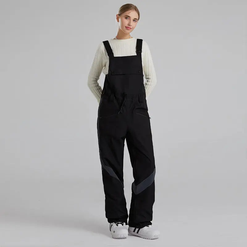 Women and Men Reflective Snow Bibs & Pants&nbsp;One-piece Ski Jumpsuits