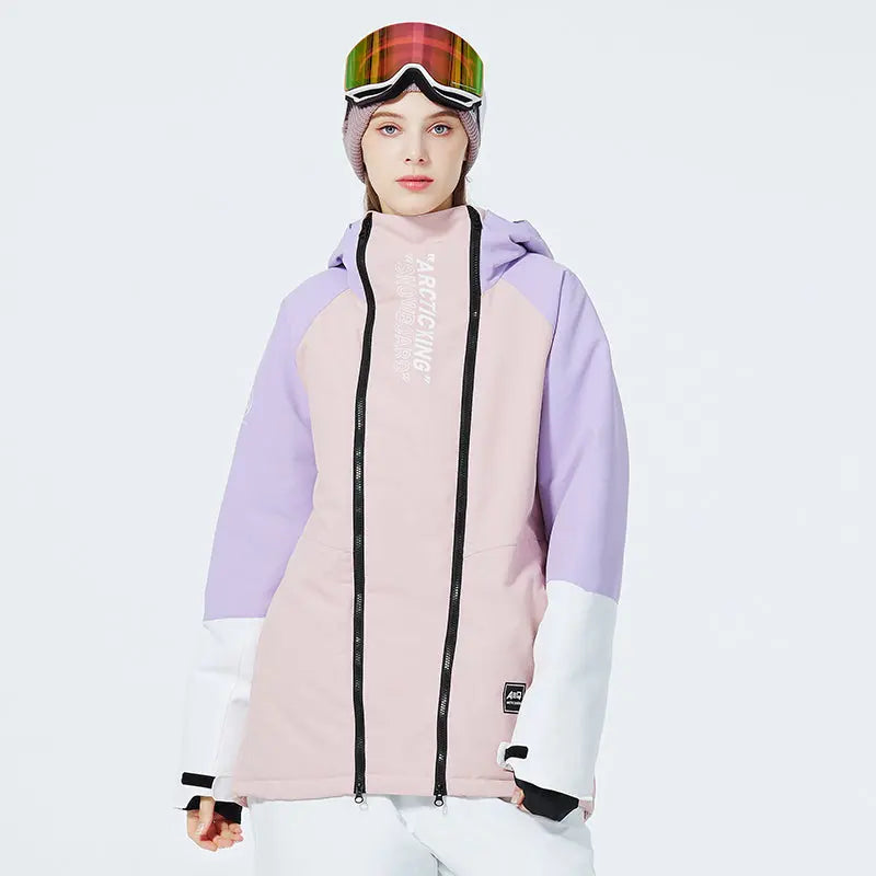 Trendy Hooded Cargo Ski Jacket & Sports Pants Set Couple Style&nbsp;