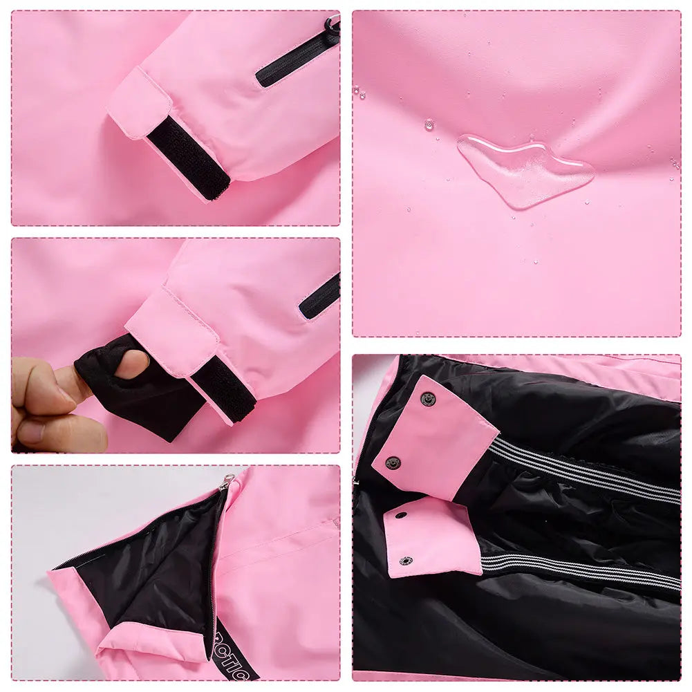Designer Ski jackets for Couple Youngth Athletic Half-zip Ski Hoodies