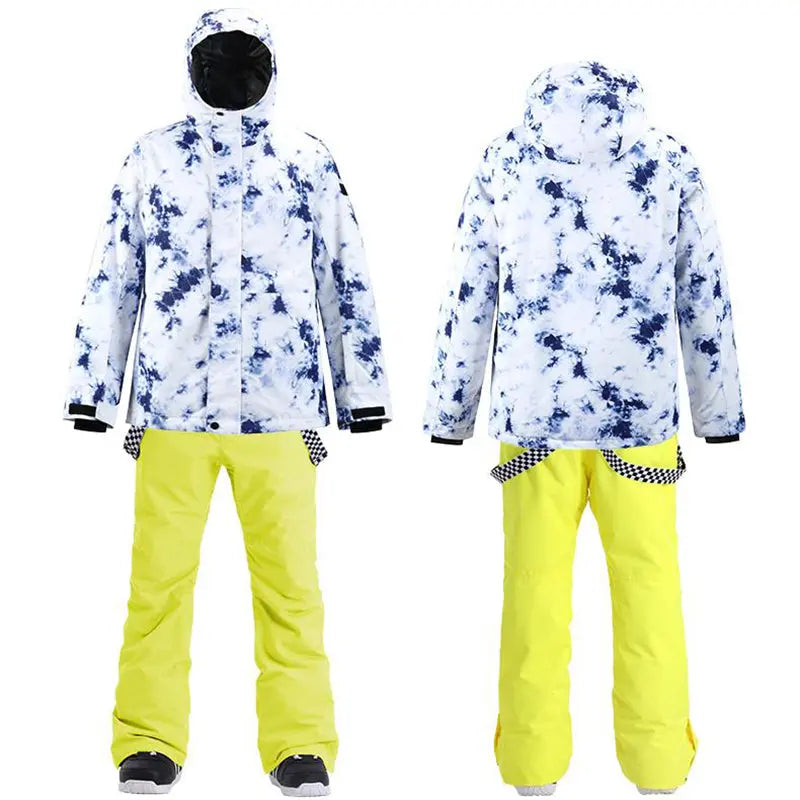 Men's Ski Suits Windproof Waterproof Winter Warm