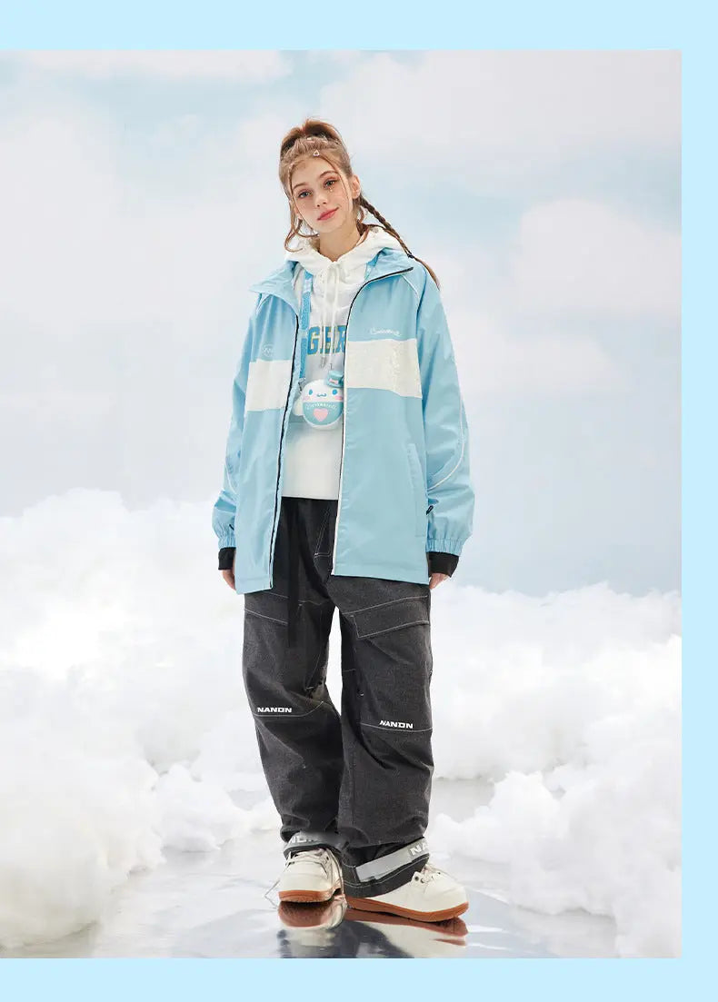 Cute Nandn Ski Snowboarding Jacket 2025 Winter Sports Coat