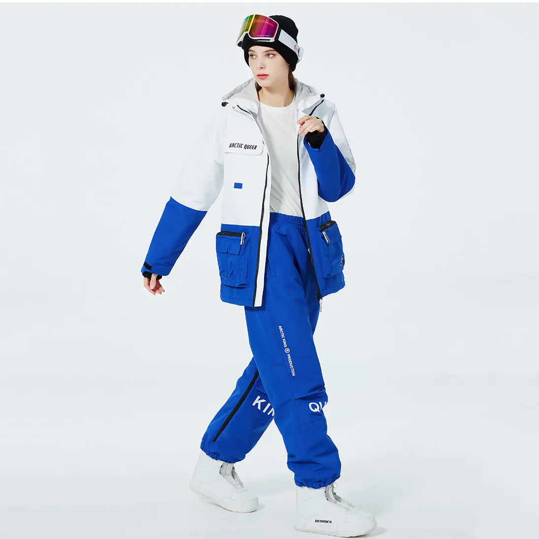 Unisex Insulated Cargo Jacket & Jogger Pants Ski Set&nbsp;