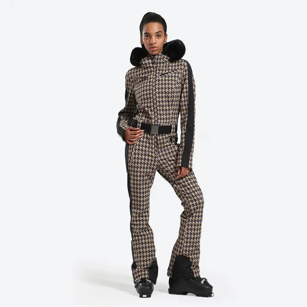 Women Chic One-piece Ski Jumpsuits Snow Outfits&nbsp;-US ONLY