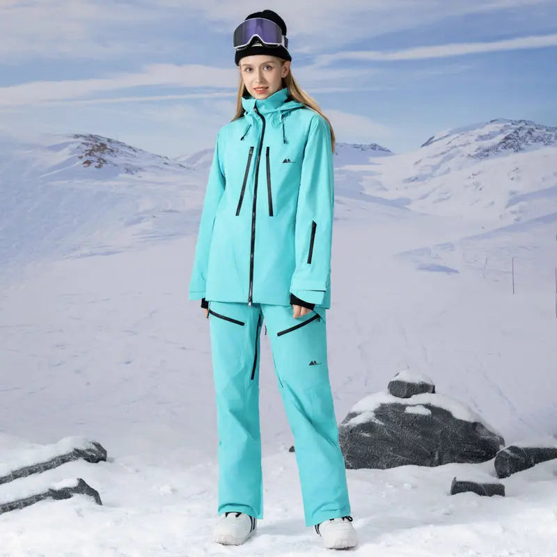 Outdoor Adult Ski Snowboarding Jacket & Pants Set