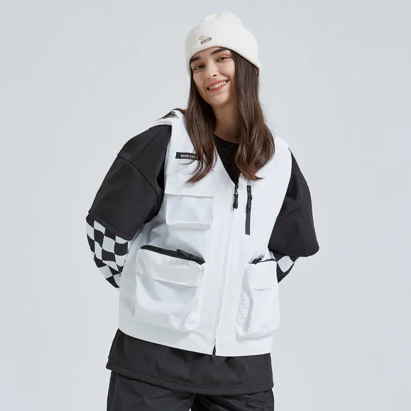 Stylish Outdoor Adult Vest for Ski Snow Insulated Sportswear