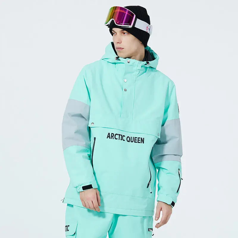 Designer Ski jackets for Couple Youngth Athletic Half-zip Ski Hoodies