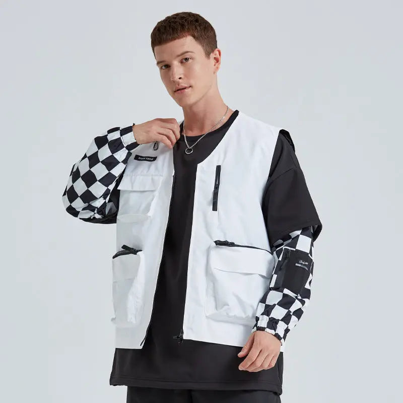 Stylish Outdoor Adult Vest for Ski Snow Insulated Sportswear