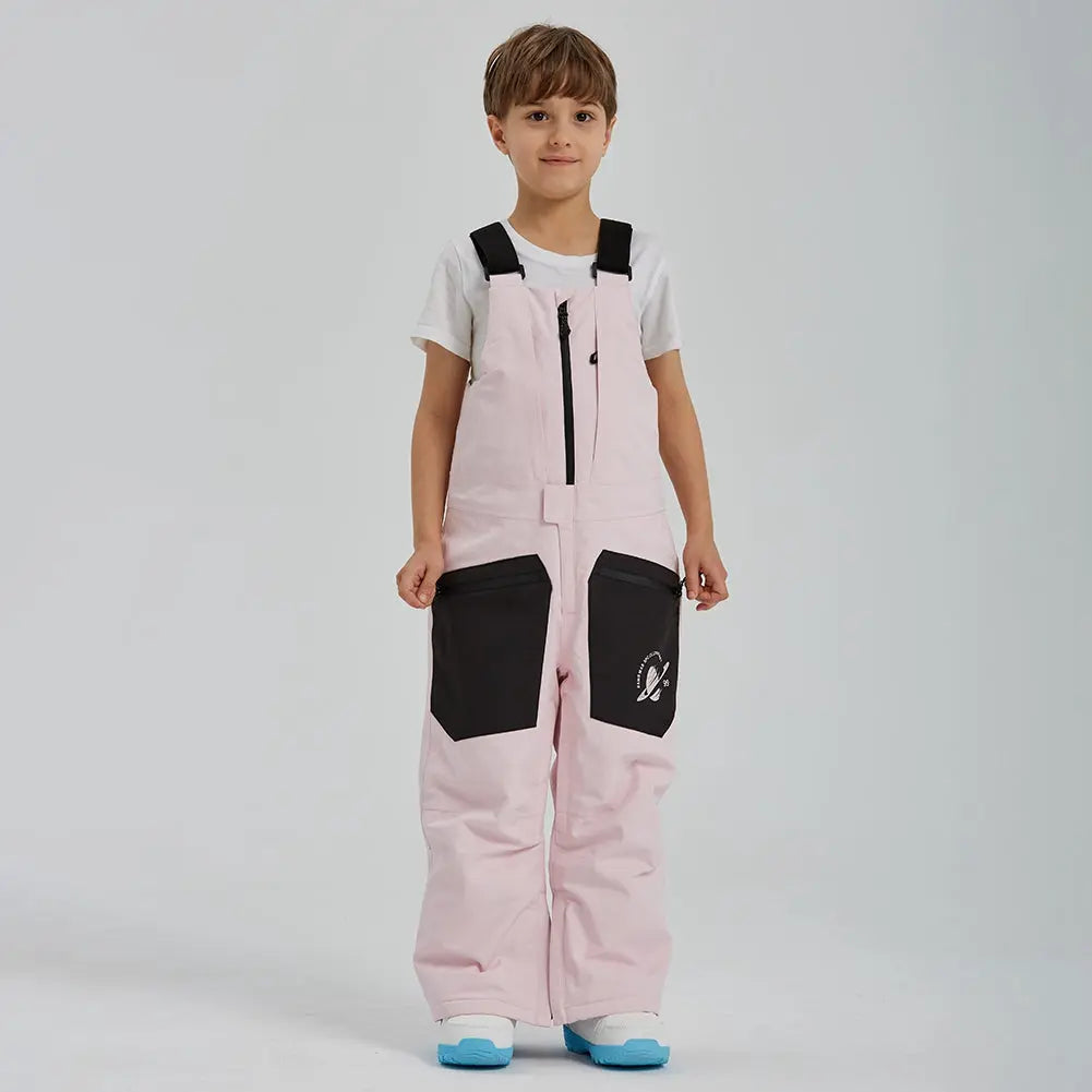 Boys Snow Jogger Bibs&nbsp;Pants Winter Insulated Outwear Trousers