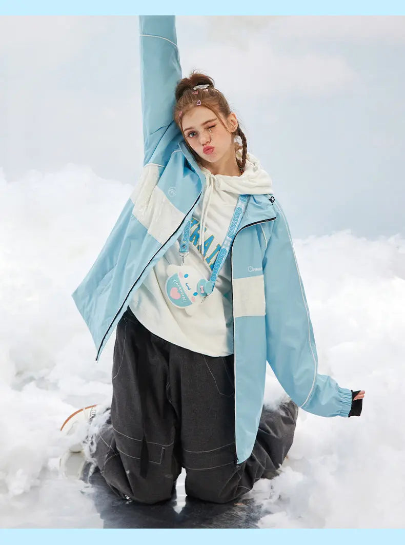 Cute Nandn Ski Snowboarding Jacket 2025 Winter Sports Coat
