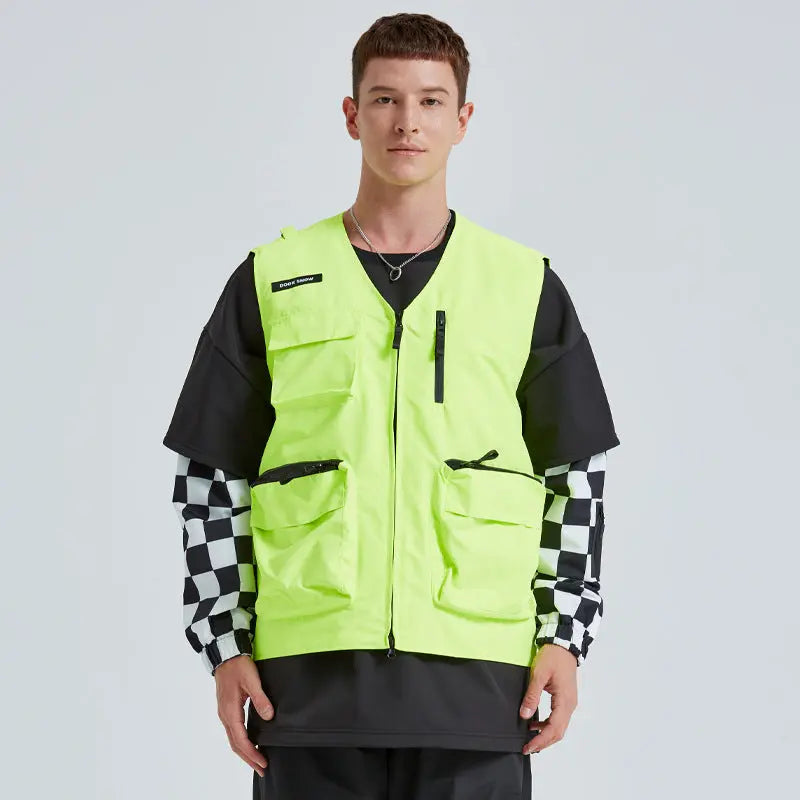 Stylish Outdoor Adult Vest for Ski Snow Insulated Sportswear