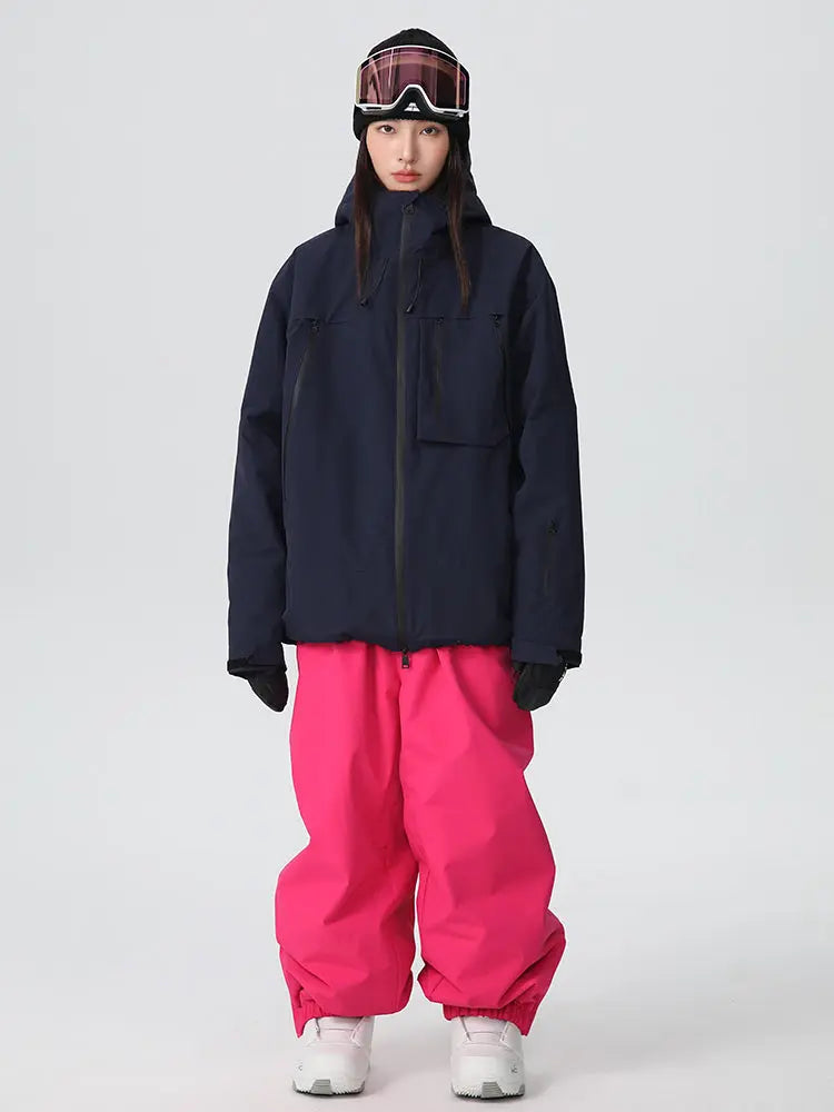 Unisex Freestyle Skisuits 2025 Winter Baggy Snowboard Suit