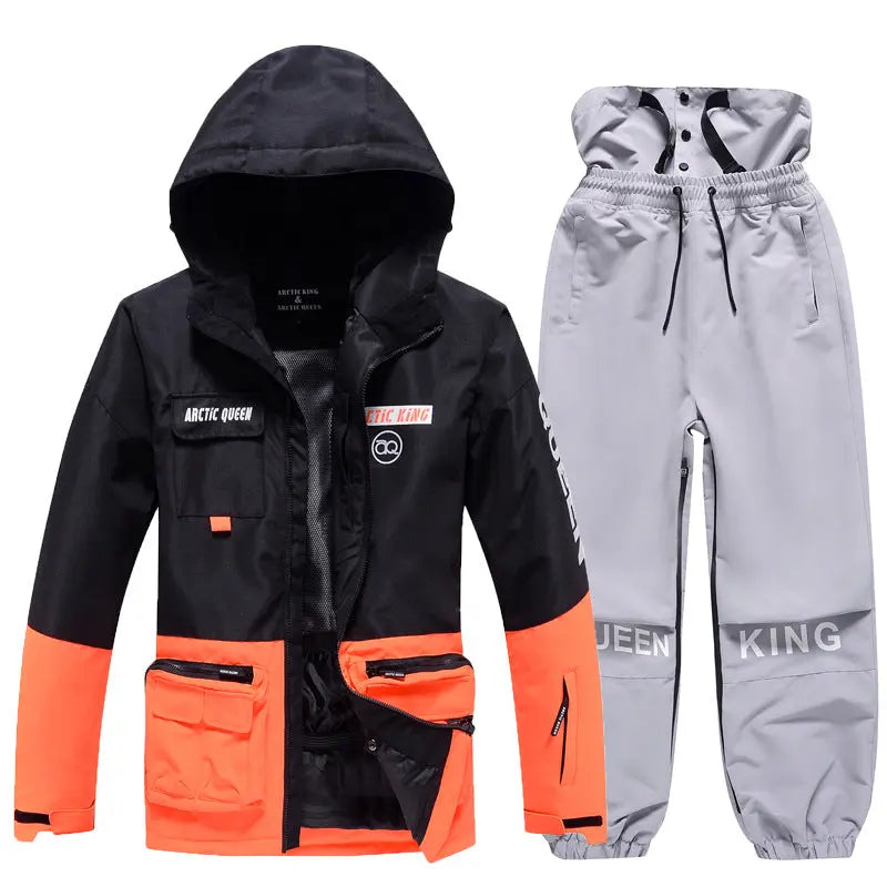 Adult Ski Insulated Cargo Jacket & Jogger Pants&nbsp;Downhill Diva Suits&nbsp;