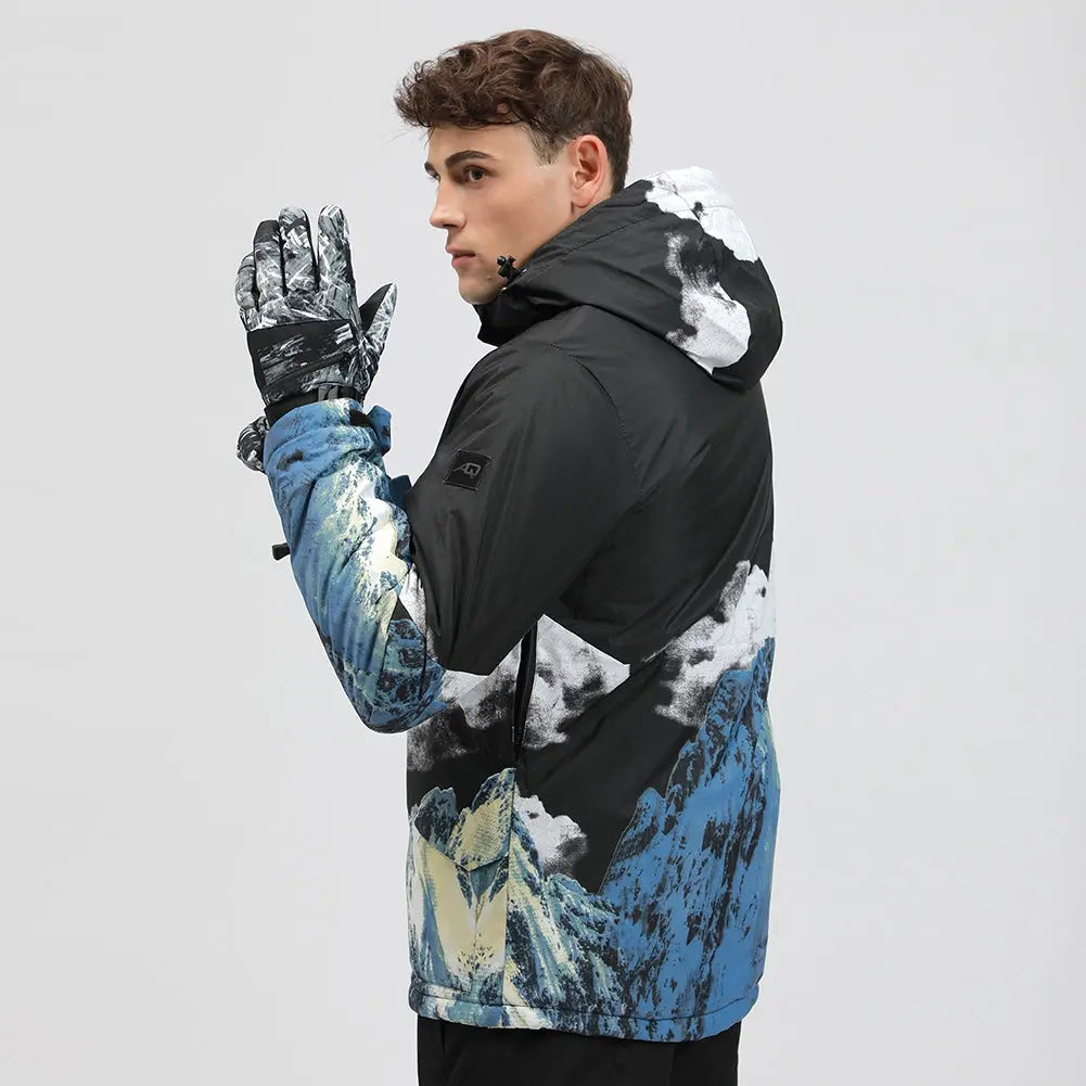 Men Insulated Snowboarding Snow Shell Jacket