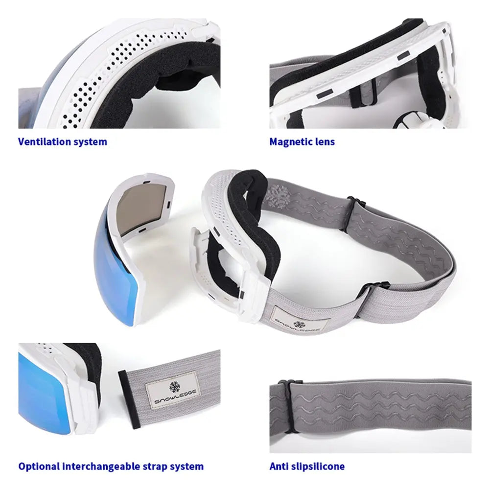 Hotian OTG Snowboard Goggles Dual-layer Lens