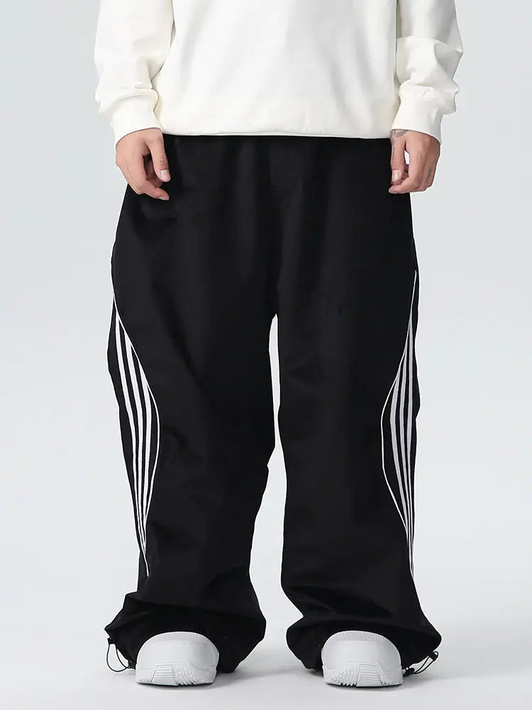 Women's Oversized Fleece Baggy Snowboarding Pants