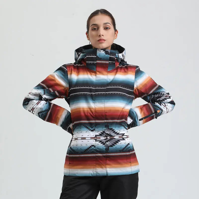 Women Quilted Thicken Ski Jacket 2025 New Snowboarding Jacket