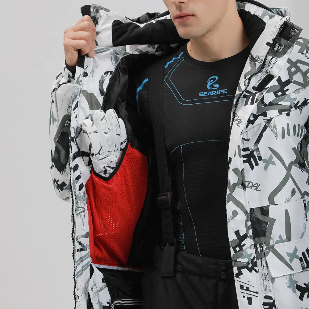 Hotian Men Skiing Shell Insulated Jacket