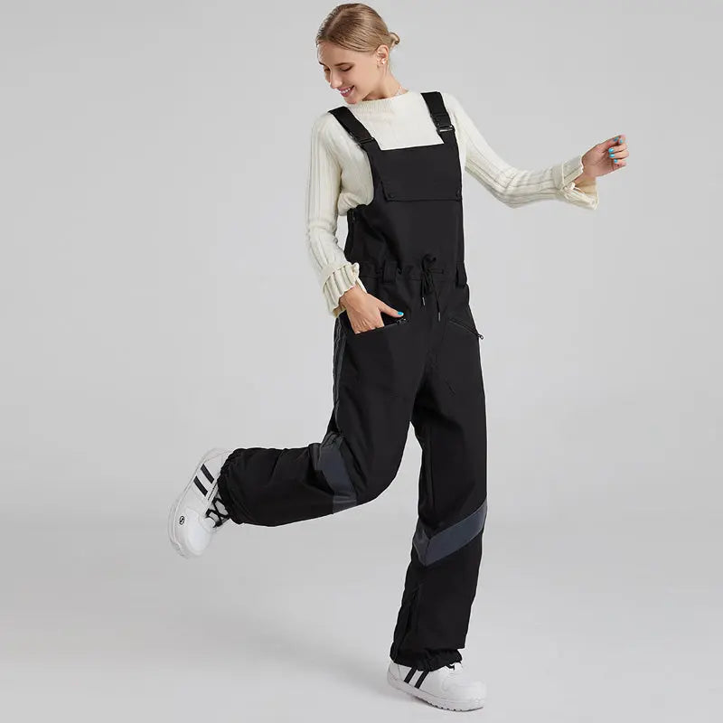 Women and Men Reflective Snow Bibs & Pants&nbsp;One-piece Ski Jumpsuits