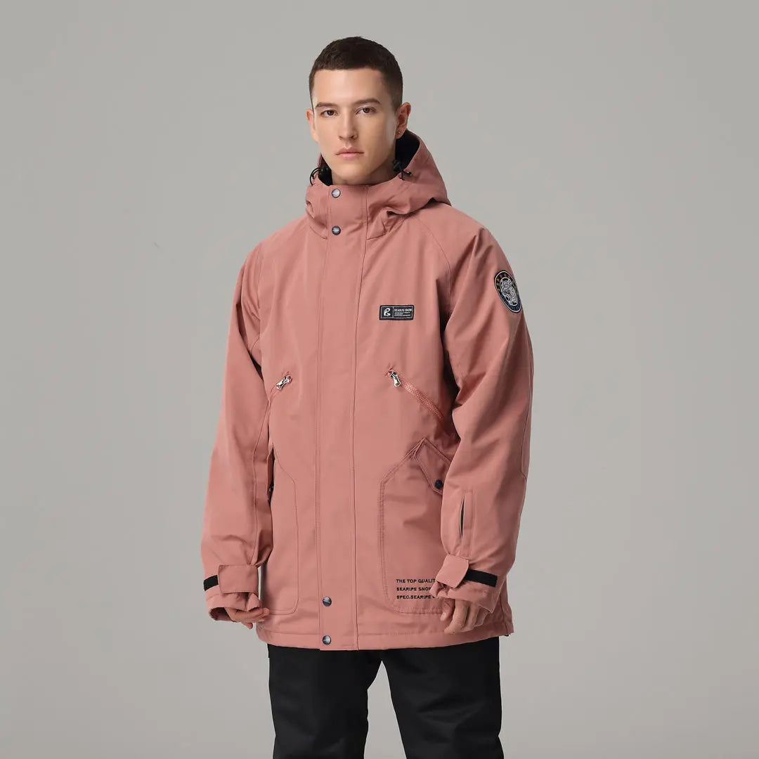 Fashion Windproof Neckline Ski Jacket&nbsp;Insulated Winter Coat